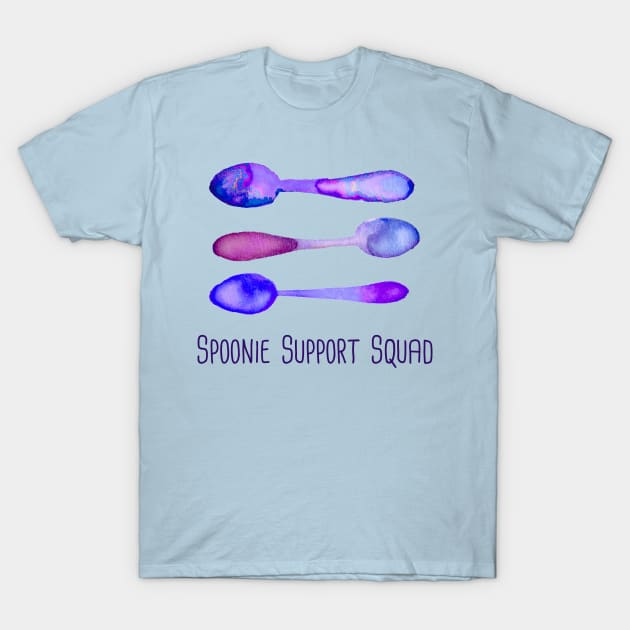 Spoonie Support Squad (Purple)! T-Shirt by KelseyLovelle